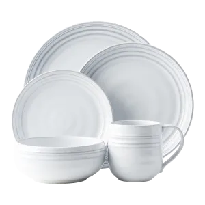 5pc Place Setting Bilbao White Truffle