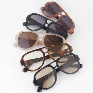 Classic Tinted Aviator Sunglasses