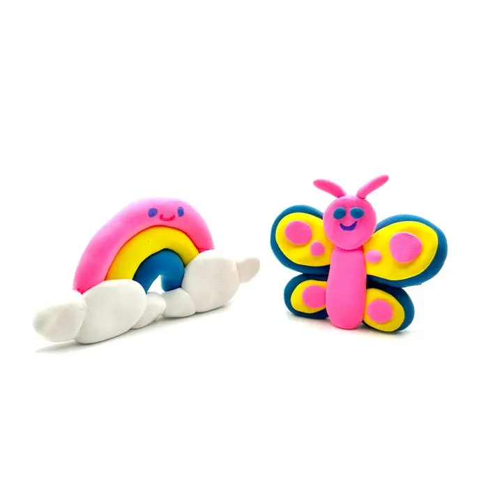 Creatibles Mini Air Dry Clay Kit - Rainbow BFFs by OOLY