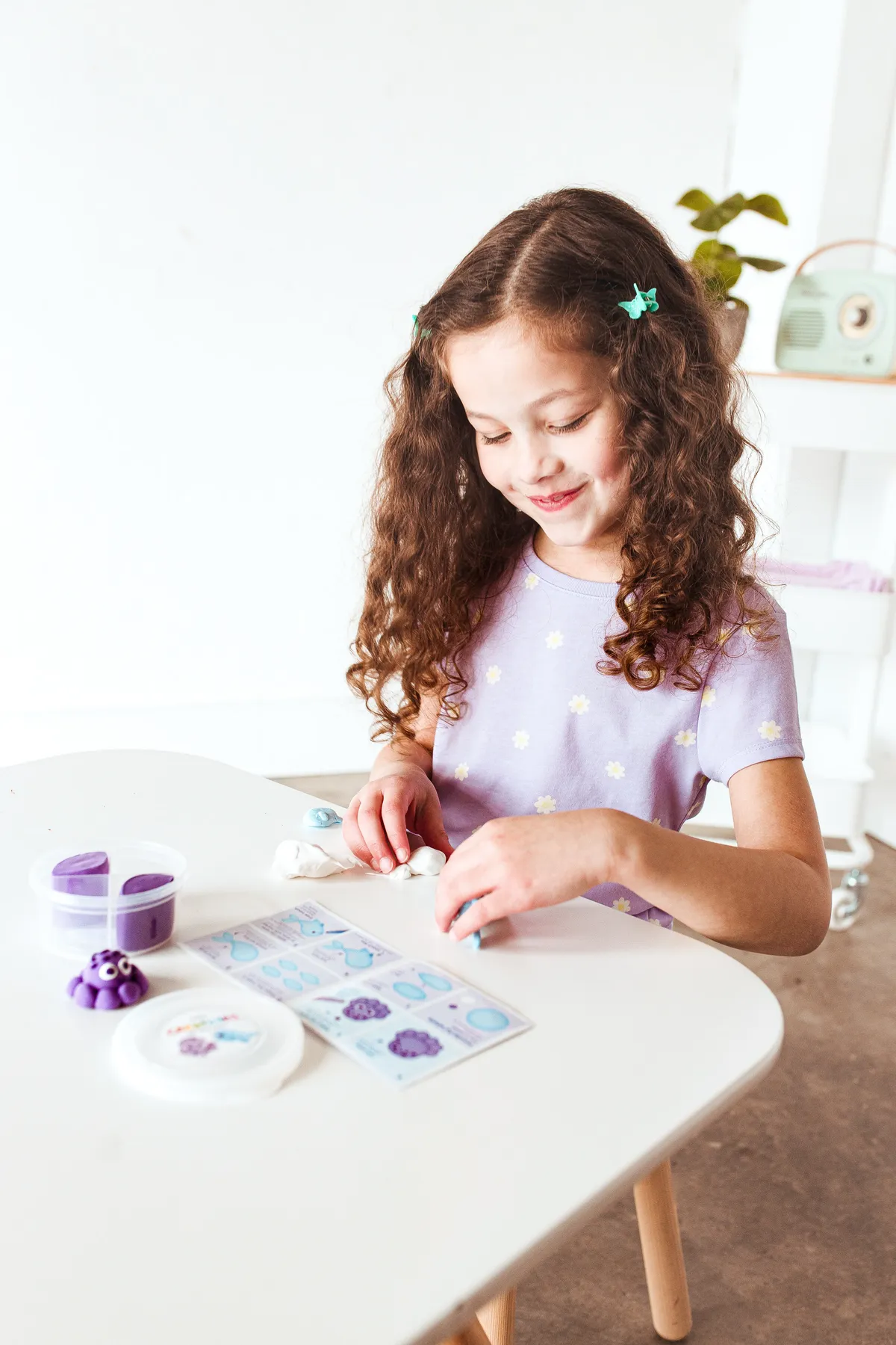Creatibles Mini Air Dry Clay Kit - Rainbow BFFs by OOLY