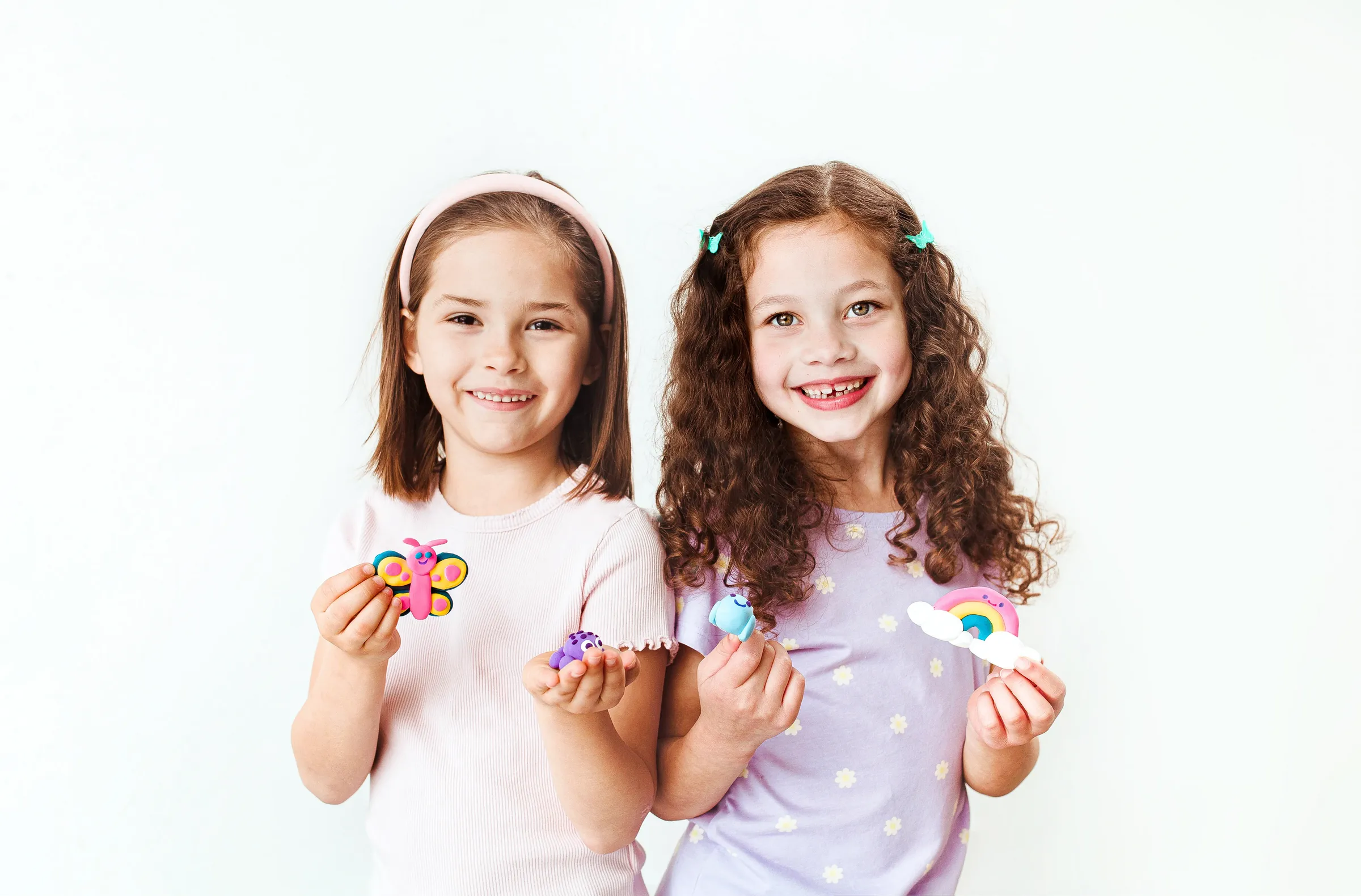 Creatibles Mini Air Dry Clay Kit - Rainbow BFFs by OOLY