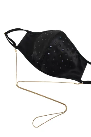 Diamante Silk Face Covering