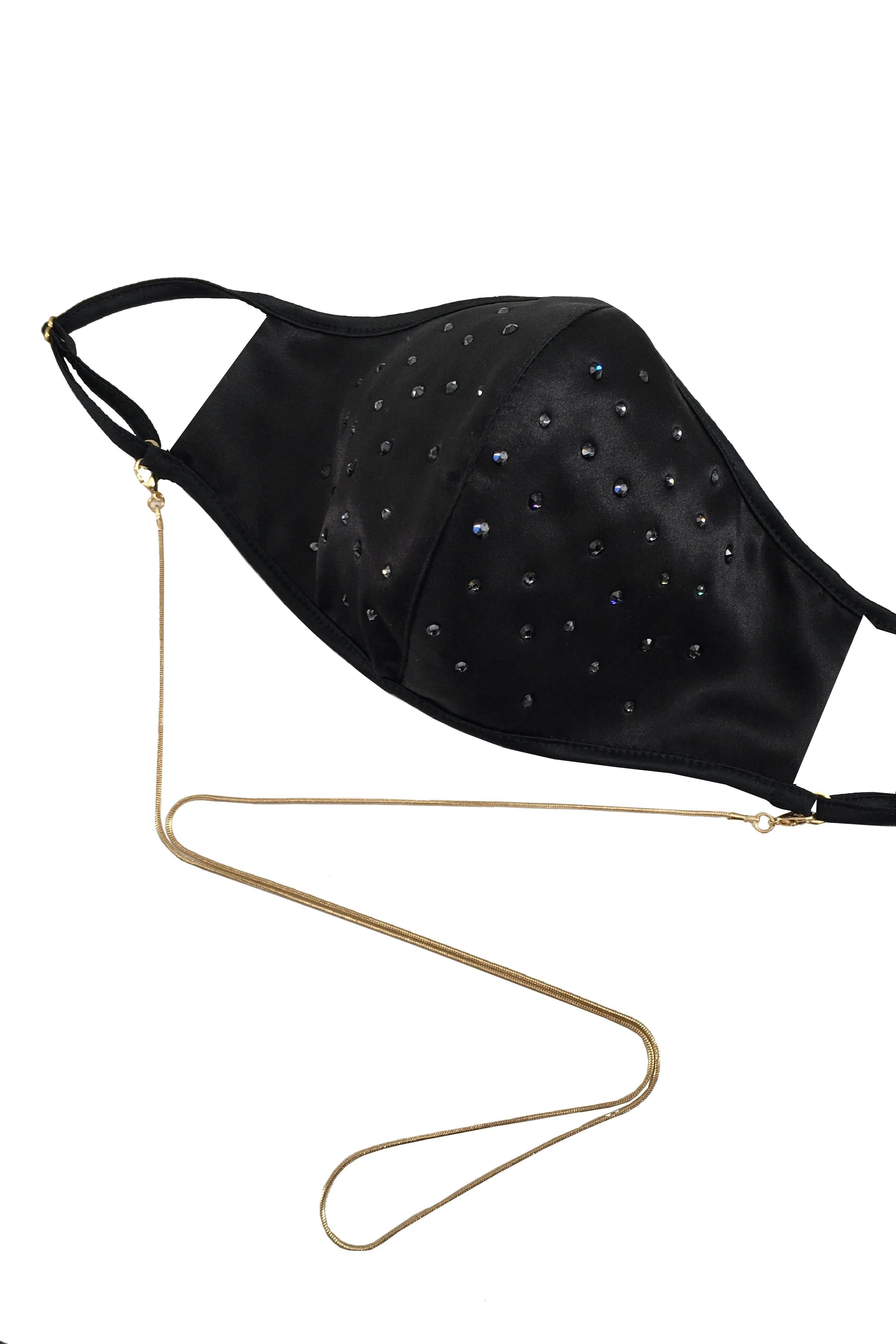 Diamante Silk Face Covering