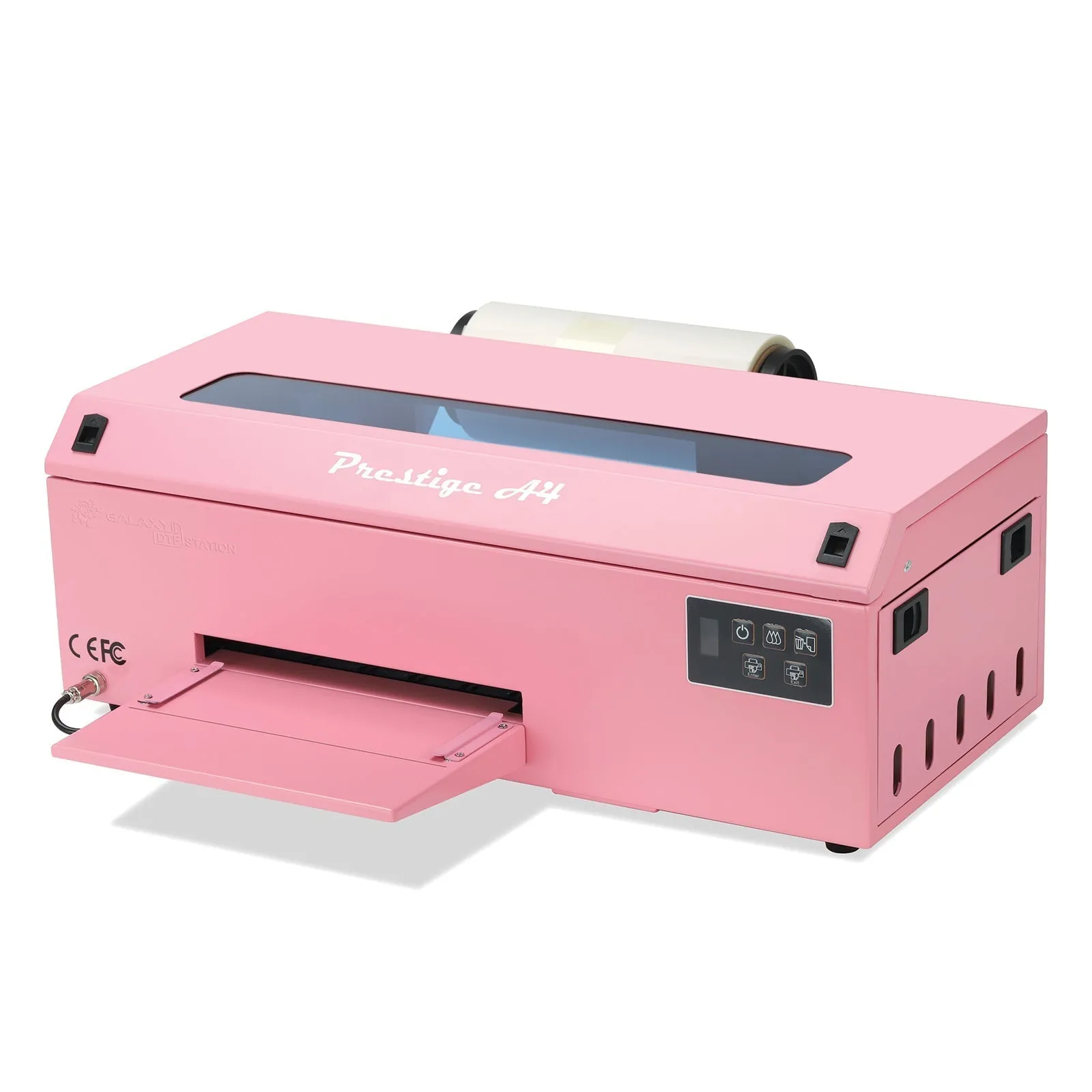 DTF Station 8" Prestige A4 DTF Printer with Ink, Film, and Supplies - Pink