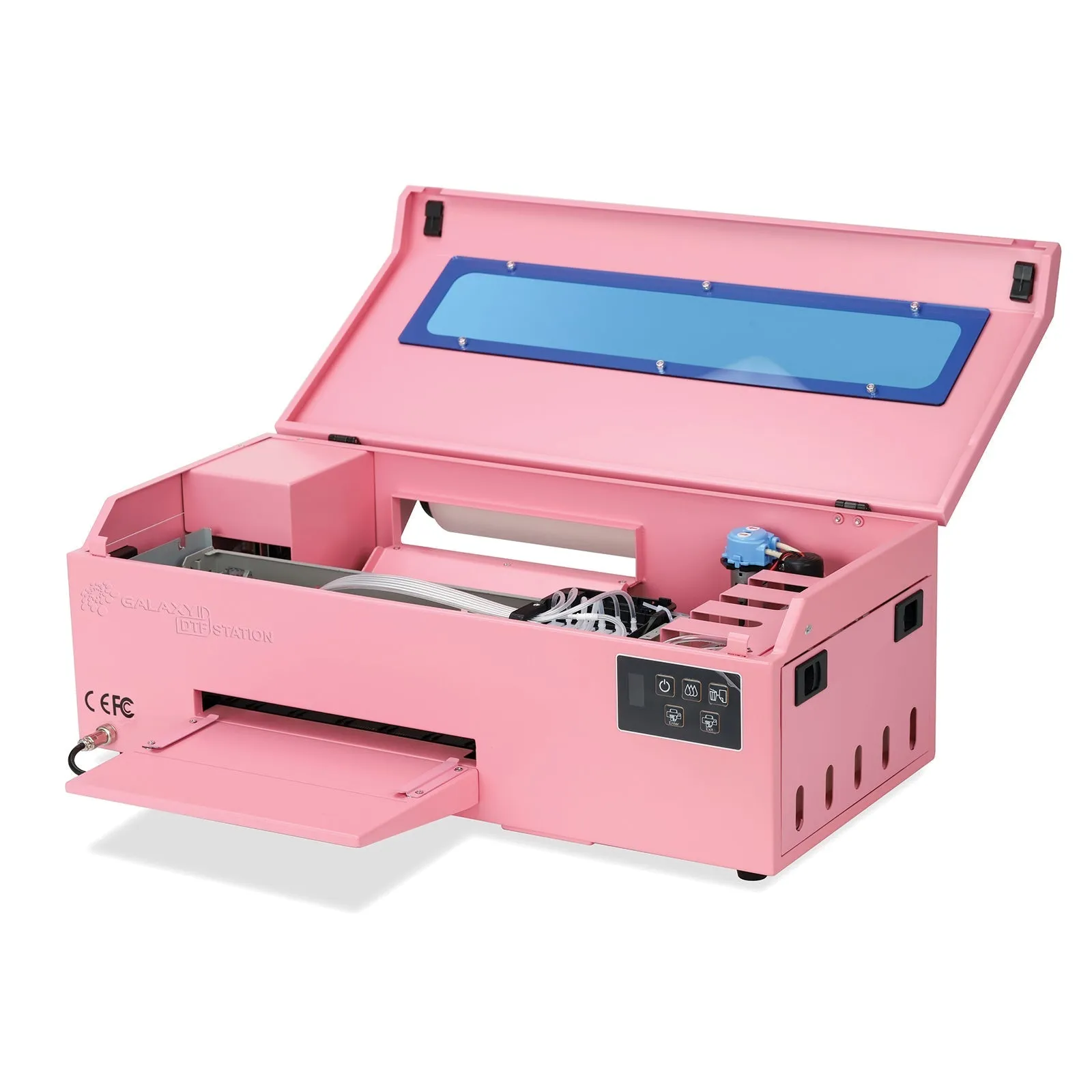 DTF Station 8" Prestige A4 DTF Printer with Ink, Film, and Supplies - Pink