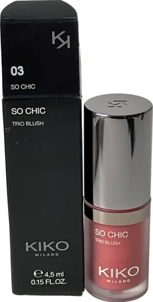 kiko So Chic Trio Blush 03 4.5ml