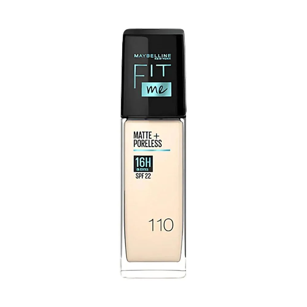Maybelline - Fit Me Matte Poreless 16H Liquid Foundation SPF 22
