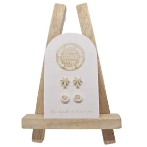Mikos Clay Studs