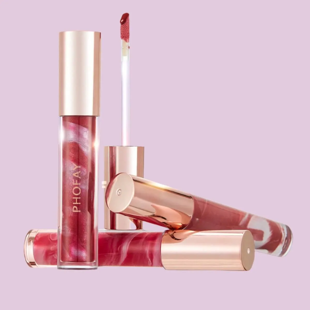 PHOFAY Rose Blooming Hydrating Lip Gloss