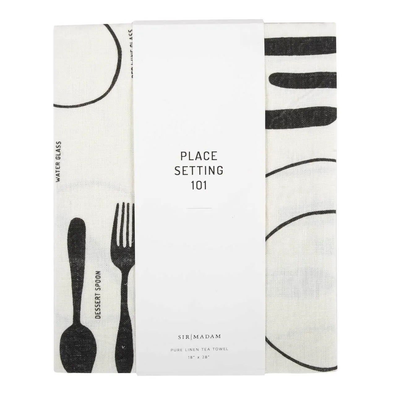 Place Setting 101 Tea Towel