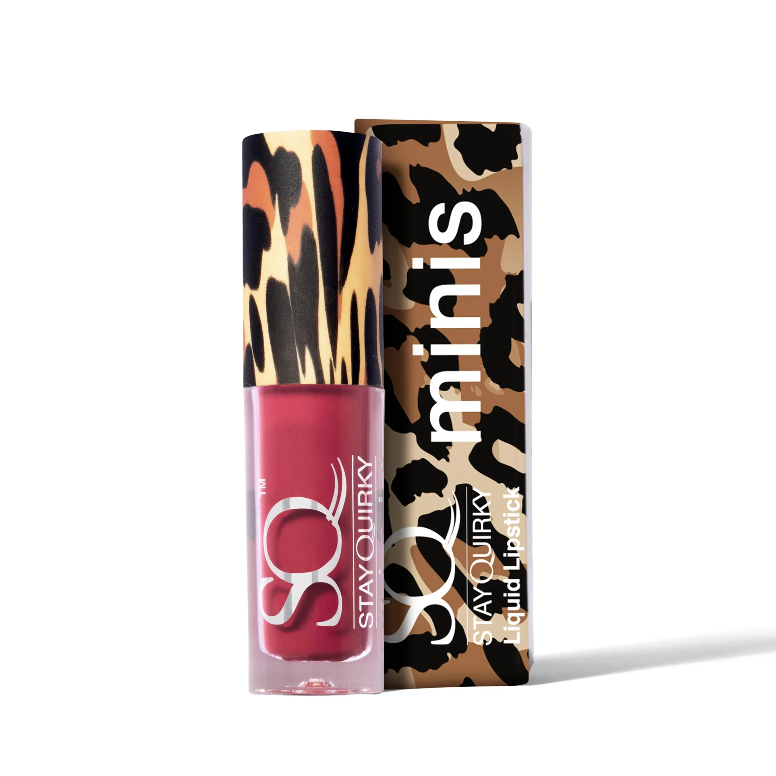 Stay Quirky Mini Liquid Lipstick Pink - Non Objectifiable 8 | Highly Pigmented | Non-drying | Long Lasting | Easy Application | Water Resistant | Transferproof | Smudgeproof (1.6 ml)